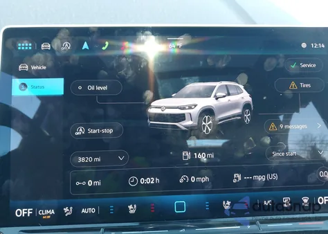 2025 Volkswagen Tiguan 2.0T Sel R-Line из США, поврежденный, VIN 3VVLR7RM3SM055156